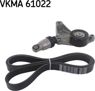 SKF VKMA 61022 - Ķīļrievu siksnu komplekts ps1.lv