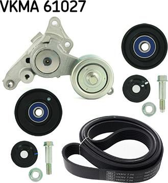 SKF VKMA 61027 - Ķīļrievu siksnu komplekts ps1.lv