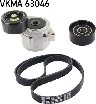 SKF VKMA 63046 - Ķīļrievu siksnu komplekts ps1.lv