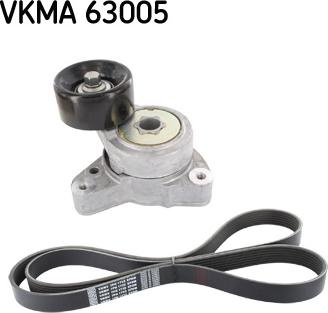 SKF VKMA 63005 - Ķīļrievu siksnu komplekts ps1.lv