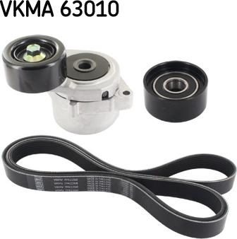 SKF VKMA 63010 - Ķīļrievu siksnu komplekts ps1.lv