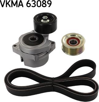 SKF VKMA 63089 - Ķīļrievu siksnu komplekts ps1.lv