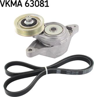 SKF VKMA 63081 - Ķīļrievu siksnu komplekts ps1.lv