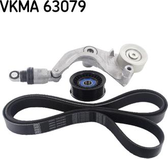 SKF VKMA 63079 - Ķīļrievu siksnu komplekts ps1.lv