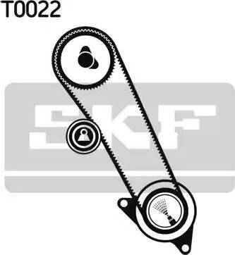 SKF VKMA 04101 - Zobsiksnas komplekts ps1.lv