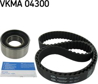 SKF VKMA 04300 - Zobsiksnas komplekts ps1.lv