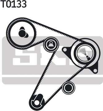 SKF VKMC 06501 - Ūdenssūknis + Zobsiksnas komplekts ps1.lv