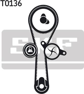 SKF VKMA 06010 - Zobsiksnas komplekts ps1.lv