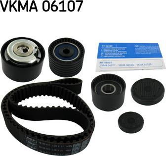 SKF VKMA 06107 - Zobsiksnas komplekts ps1.lv