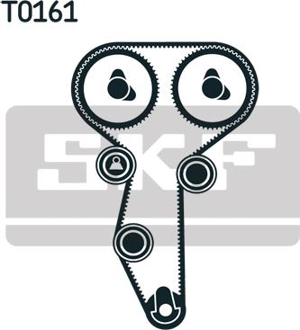 SKF VKMA 06107 - Zobsiksnas komplekts ps1.lv