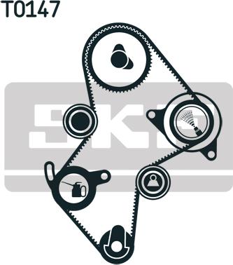 SKF VKMA 06114 - Zobsiksnas komplekts ps1.lv