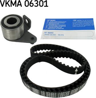 SKF VKMA 06301 - Zobsiksnas komplekts ps1.lv