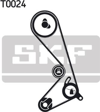 SKF VKMA 06204 - Zobsiksnas komplekts ps1.lv