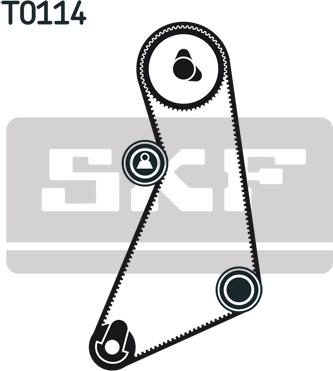 SKF VKMA 01021 - Zobsiksnas komplekts ps1.lv