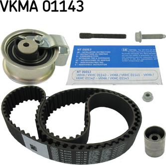 SKF VKMA 01143 - Zobsiksnas komplekts ps1.lv