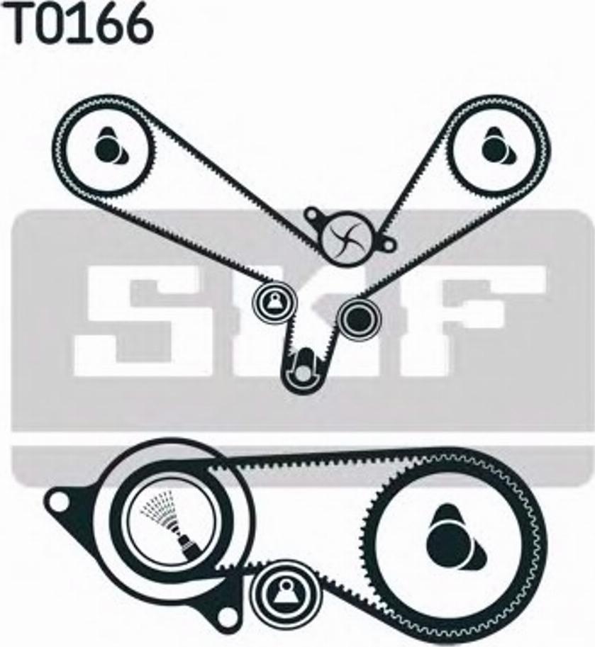 SKF VKMA 01151 - Zobsiksnas komplekts ps1.lv