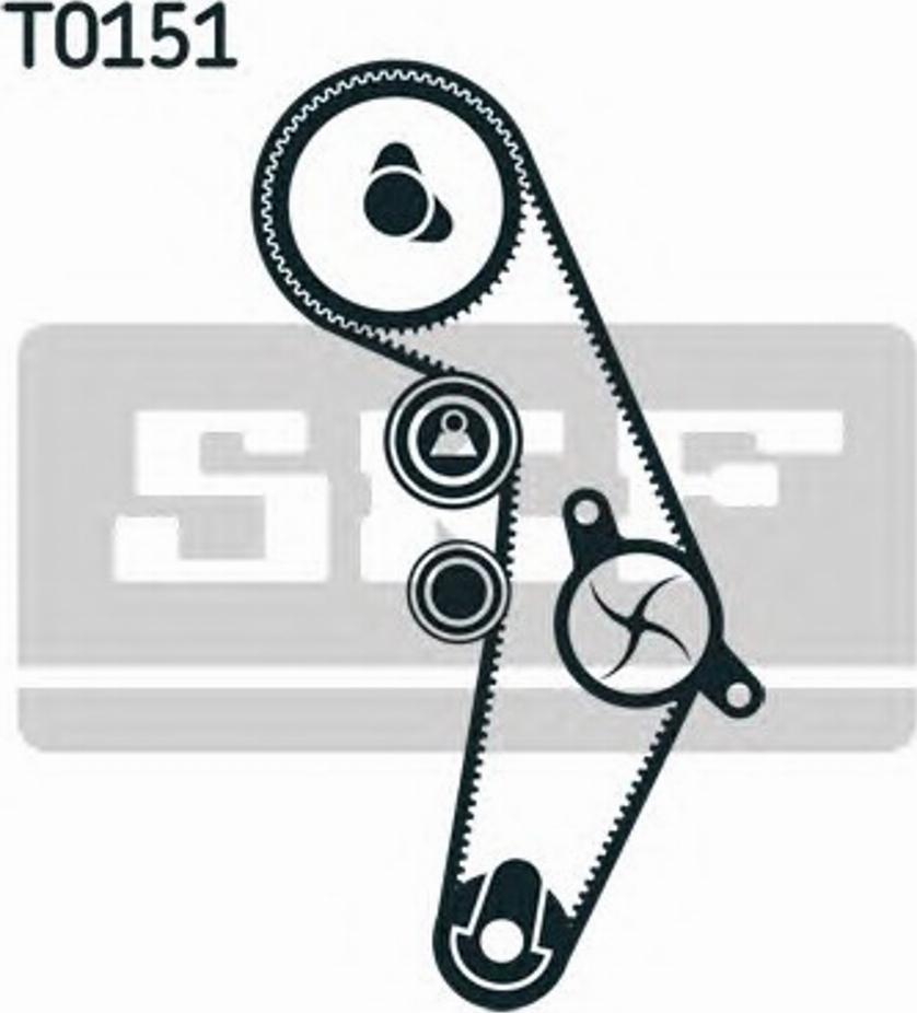 SKF VKMA 01116 - Zobsiksnas komplekts ps1.lv