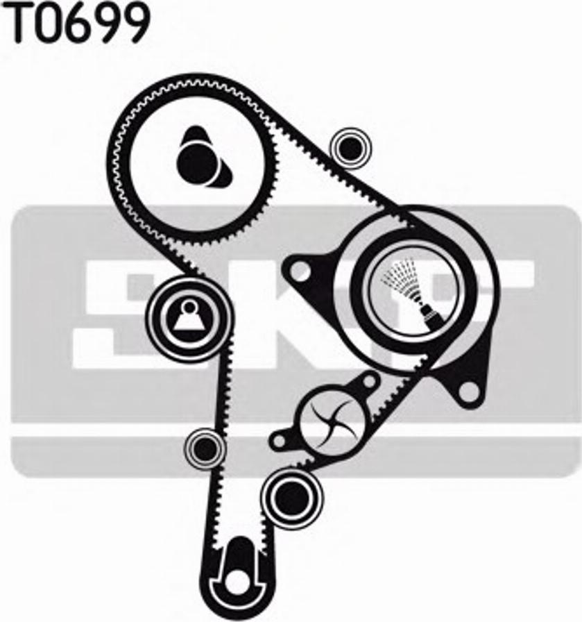 SKF VKMA 01131 - Zobsiksnas komplekts ps1.lv