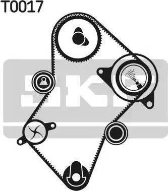 SKF VKMS 03241 - Zobsiksnas komplekts ps1.lv