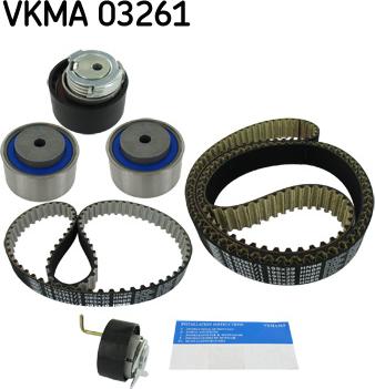 SKF VKMA 03261 - Zobsiksnas komplekts ps1.lv