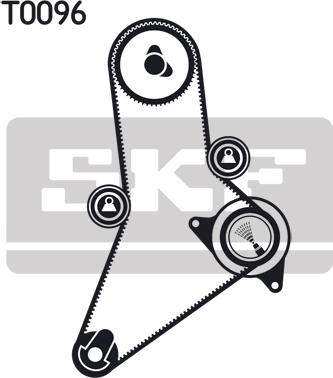 SKF VKMA 02983 - Zobsiksnas komplekts ps1.lv