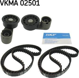 SKF VKMA 02501 - Zobsiksnas komplekts ps1.lv