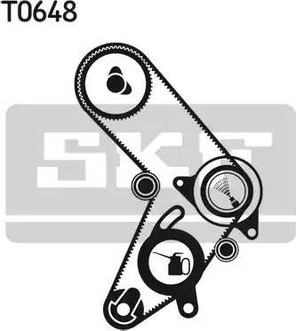 SKF VKMA 02161 - Zobsiksnas komplekts ps1.lv