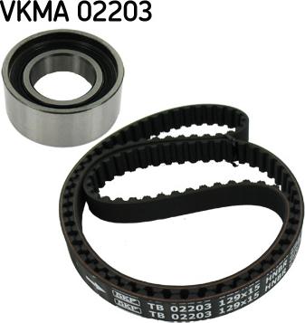 SKF VKMA 02203 - Zobsiksnas komplekts ps1.lv