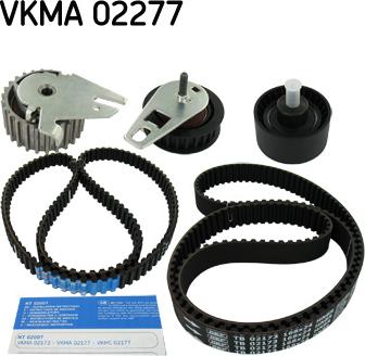 SKF VKMA 02277 - Zobsiksnas komplekts ps1.lv