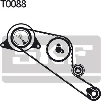 SKF VKMA 07400 - Zobsiksnas komplekts ps1.lv