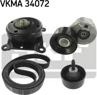 SKF VKMA 34072 - Ķīļrievu siksnu komplekts ps1.lv