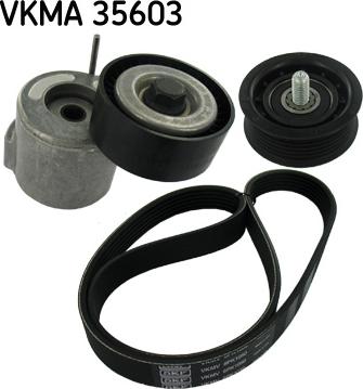 SKF VKMA 35603 - Ķīļrievu siksnu komplekts ps1.lv