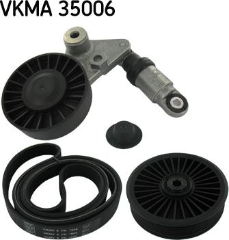 SKF VKMA 35006 - Ķīļrievu siksnu komplekts ps1.lv