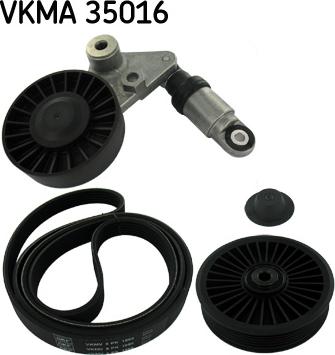 SKF VKMA 35016 - Ķīļrievu siksnu komplekts ps1.lv