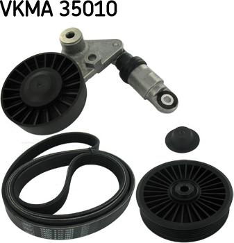 SKF VKMA 35010 - Ķīļrievu siksnu komplekts ps1.lv