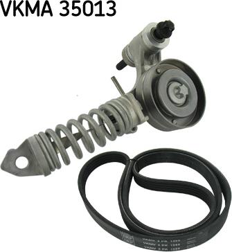 SKF VKMA 35013 - Ķīļrievu siksnu komplekts ps1.lv