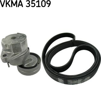 SKF VKMA 35109 - Ķīļrievu siksnu komplekts ps1.lv