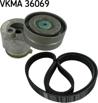 SKF VKMA 36069 - Ķīļrievu siksnu komplekts ps1.lv