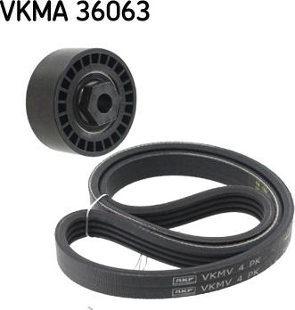 SKF VKMA 36063 - Ķīļrievu siksnu komplekts ps1.lv