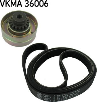 SKF VKMA 36006 - Ķīļrievu siksnu komplekts ps1.lv