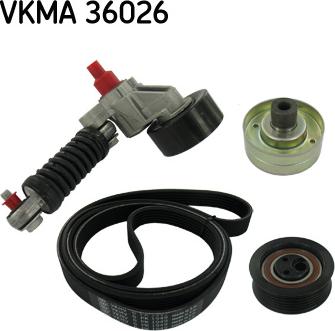 SKF VKMA 36026 - Ķīļrievu siksnu komplekts ps1.lv