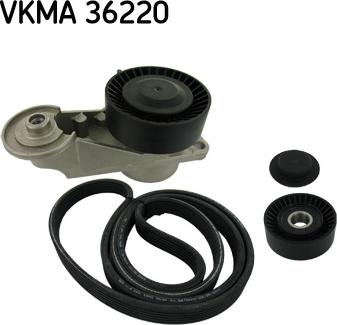 SKF VKMA 36220 - Ķīļrievu siksnu komplekts ps1.lv