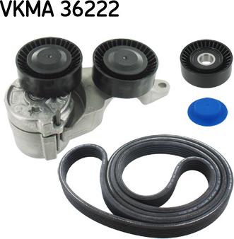 SKF VKMA 36222 - Ķīļrievu siksnu komplekts ps1.lv