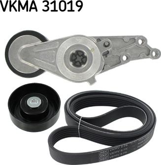 SKF VKMA 31019 - Ķīļrievu siksnu komplekts ps1.lv