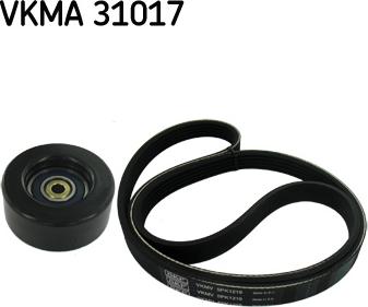 SKF VKMA 31017 - Ķīļrievu siksnu komplekts ps1.lv