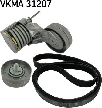 SKF VKMA 31207 - Ķīļrievu siksnu komplekts ps1.lv