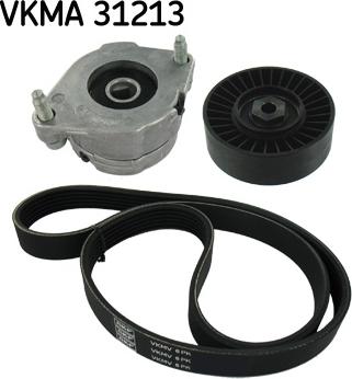 SKF VKMA 31213 - Ķīļrievu siksnu komplekts ps1.lv