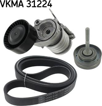 SKF VKMA 31224 - Ķīļrievu siksnu komplekts ps1.lv