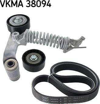 SKF VKMA 38094 - Ķīļrievu siksnu komplekts ps1.lv