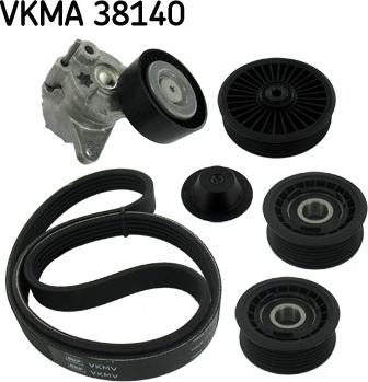 SKF VKMA 38140 - Ķīļrievu siksnu komplekts ps1.lv